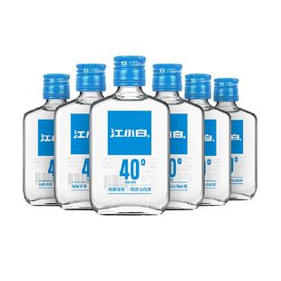 江小白40度白酒清香小曲酒100ml*6瓶表达瓶高粱酒粮食酒小瓶整箱