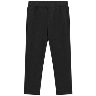 JDV奥莱旗舰店春秋折扣新品男装半松紧腰裤子休闲裤男款直筒长