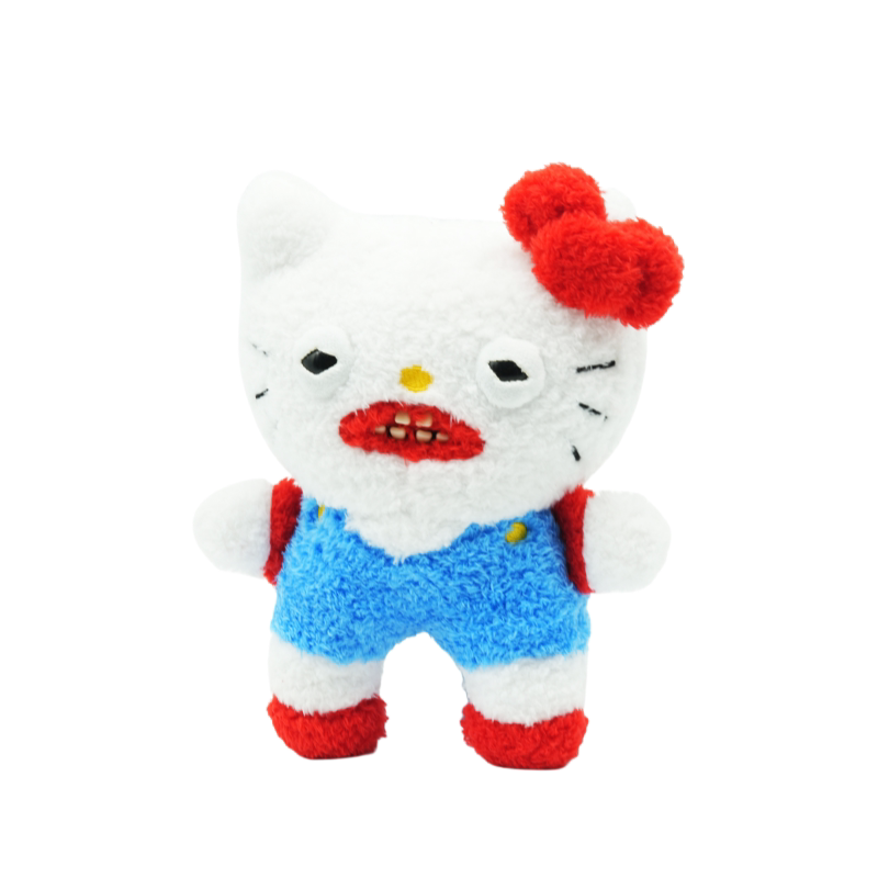 fuggler萌牙怪兽凯蒂猫毛绒公仔