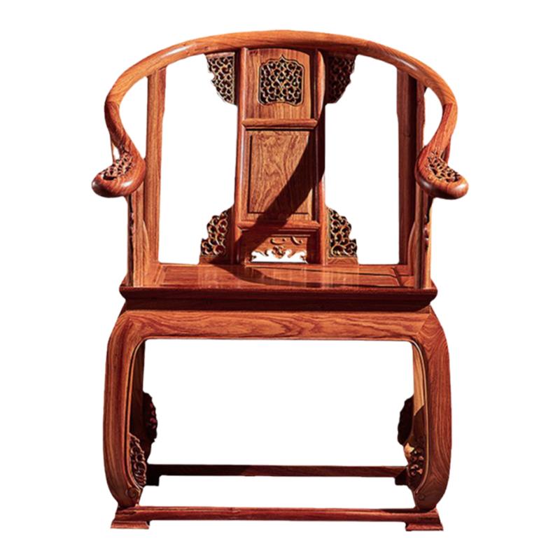 红木刺猬紫檀皇宫椅实木太师椅茶椅花梨木实木榫卯圈椅围椅三件套