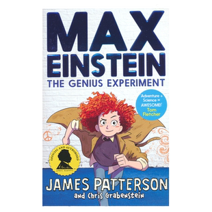 Max Einstein The Genius Experiment 马克思爱因斯坦 天才实验主题故事小说英文原版进口 科学冒险小说 小学英语课外阅读素材读物