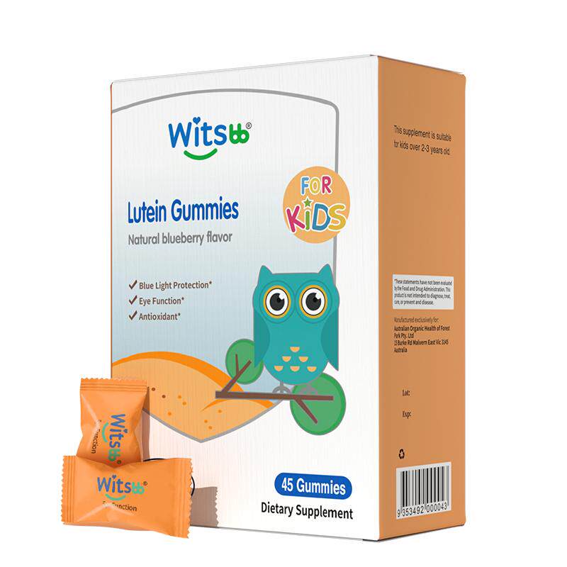 witsbb健敏思婴幼儿童叶黄素软糖护眼维生素青少年呵护视力御蓝光