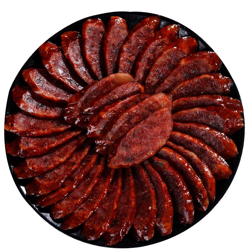 四川腊肠农家手工正宗烟熏麻辣香肠川味特色美食腊肉腊肠辣肠500g