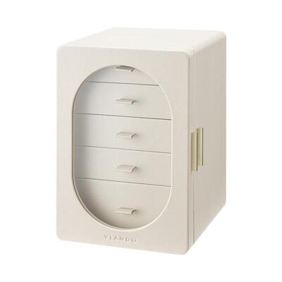 VLANDO唯兰朵新款首饰盒精致大容量饰品收纳盒防氧化黄金项链耳环