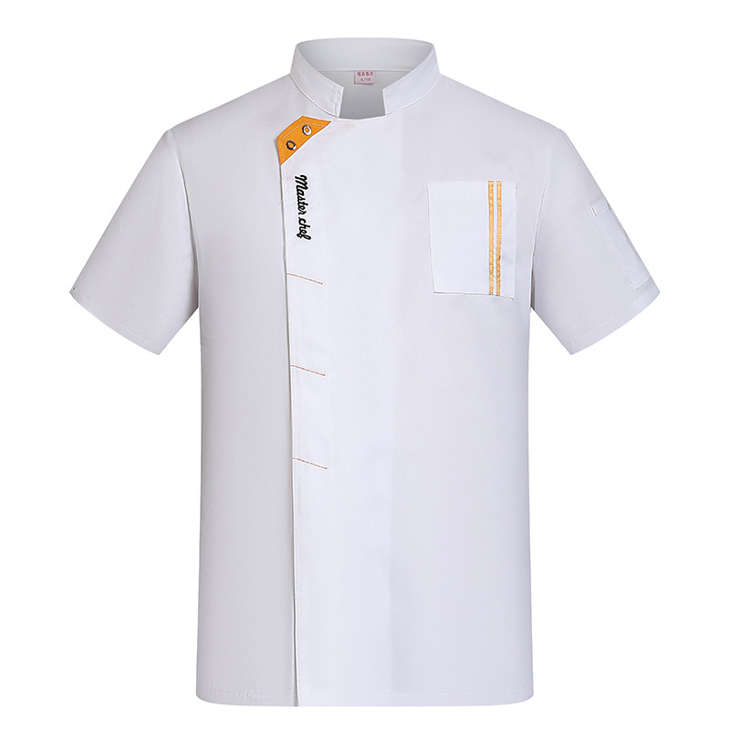 厨师工作服短袖透气男面点蛋糕店工装制服