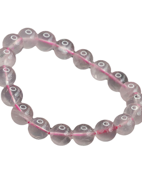 星光粉水晶手串芙蓉晶手链民族风彩宝女士款礼品气质文雅大气饰品