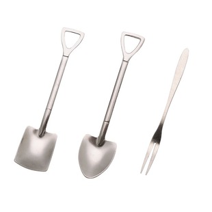 日式创意勺不锈钢可爱复古网红勺挖西瓜勺甜品铲子汤匙家用咖啡勺