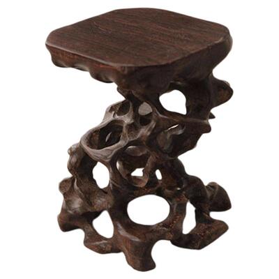 红木雕刻工艺品摆件玉器花架子