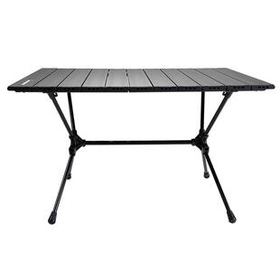 柯曼T-520铝合金太空桌野餐烧烤桌露营折叠桌便携式两当调节高度