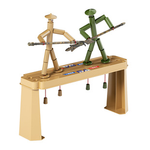 竹节人六年级上册材料包黑科技豪华版竹节人对战玩具桌游手工diy6