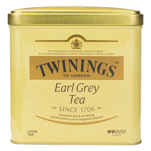 Twinings英国川宁豪门伯爵红茶500g 进口茶叶罐装散茶烘焙红茶粉