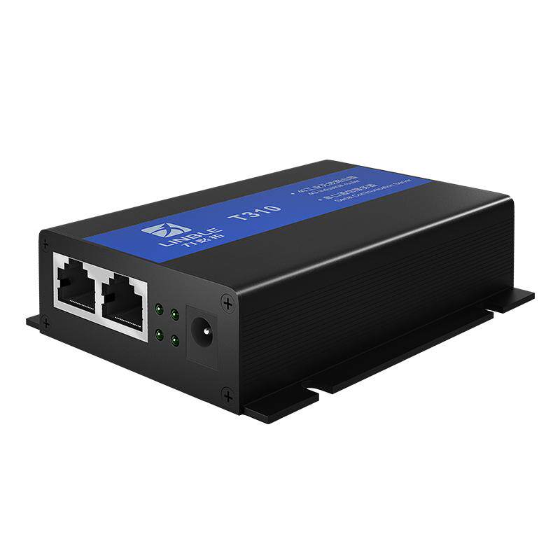 T310力必拓 4G工业级路由器插卡全网通百兆网口转有线转串口RS232联网监控传输无线DTU 监测仪传感器