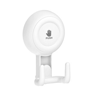 吸盘挂钩可旋转移动免打孔墙上浴室厨房玄关防水承重粘钩挂架挂勾