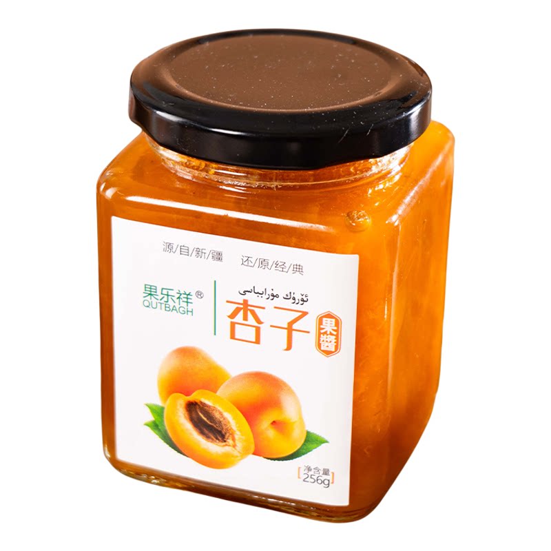 新疆特产伊犁杏子果酱传统手工营果酱/鲜花酱/甜味酱