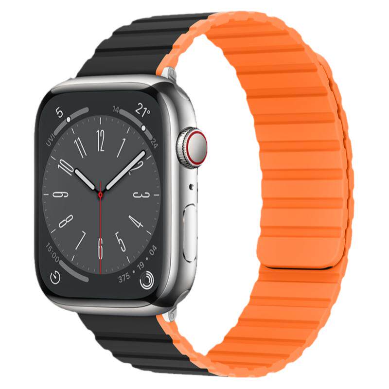 苹表带watch11磁吸硅胶表带夏天
