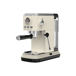 德国HOMEZEST意式咖啡机小型家用半自动浓缩萃取不锈钢蒸汽打奶泡