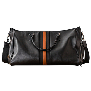 真皮男士手提旅行包男大容量斜挎出差行李包软牛皮轻便健身收纳包