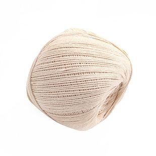 2-4mm本白棉线棉绳线团包边吊牌扎绑蟹绳滚边白色挂毯编织绳子粗