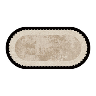 床边地毯卧室中古风2026新款床边毯高级防水防污飘窗床尾加厚地垫