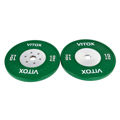 电镀盘全胶彩色抓挺举比赛杠铃片