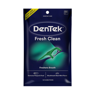 2025新款 德泰克Dentek含氟薄荷扁牙线棒超细原装进口正品旗舰店