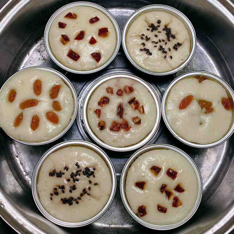 发糕模具烤箱家用烘焙蛋糕米糕蒸糕模具婴儿专食品级布丁杯锡纸碗