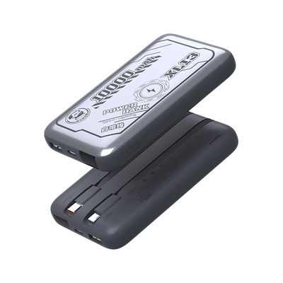 新款3C认证可上飞机自带线充电宝