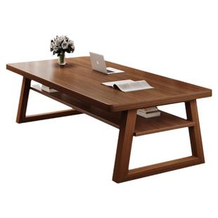 北欧实木大长书桌客厅双人学习桌现代简约家用电脑桌阅读桌工作台