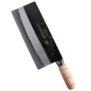 香港陈枝记桑刀小片刀正品家用中式厨刀商用锻打主厨师切片刀切丝