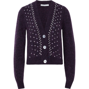 【38开门红】Alessandra Rich 女士短款V领开襟衫