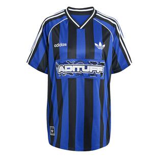 阿迪达斯三叶草女装25春季新款JERSEY 经典运动短袖V领球衣KD2274