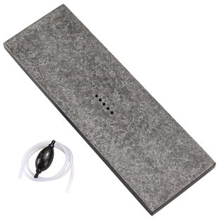 泥印整块乌金石茶盘茶台办公室家用小型一体茶具套装沥水盘干泡盘