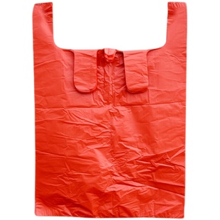 红色加厚大号背心塑料袋家纺服装棉被包装袋手提式收纳方便胶袋子