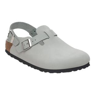 BIRKENSTOCK勃肯德国进口新品女款鼠尾草绿绒面Tokio包头系踝拖鞋