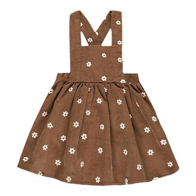 RyleeCru女孩灯芯绒背带裙裙子儿童女童春秋款连衣裙美拉德风