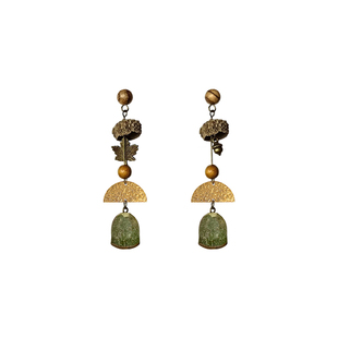 民族风桉果树耳环女轻奢高级感独特漂亮耳钉新款夸张流行爆款耳饰