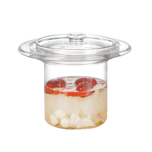 高硼硅玻璃炖盅养生壶隔水炖内胆耐高温燕窝恒温壶带盖通用配件