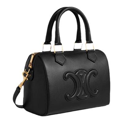 欧洲直邮CELINE（赛琳）波士顿小号手袋 光滑小牛皮斜挎包手提包