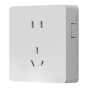 国际电工明装开关插座86型五孔插座明装明线开关墙壁插座面板家用