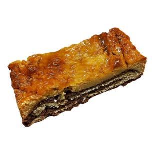 德国师傅手工制作松软香千层榛果蛋糕卷食品Hazelnut striezel