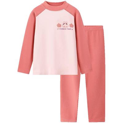 英博伦冬季女童德绒内衣套装