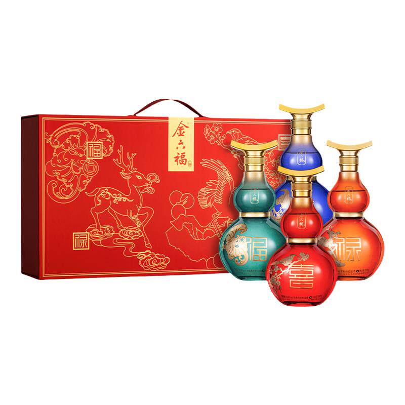 金六福福禄寿喜白酒礼盒