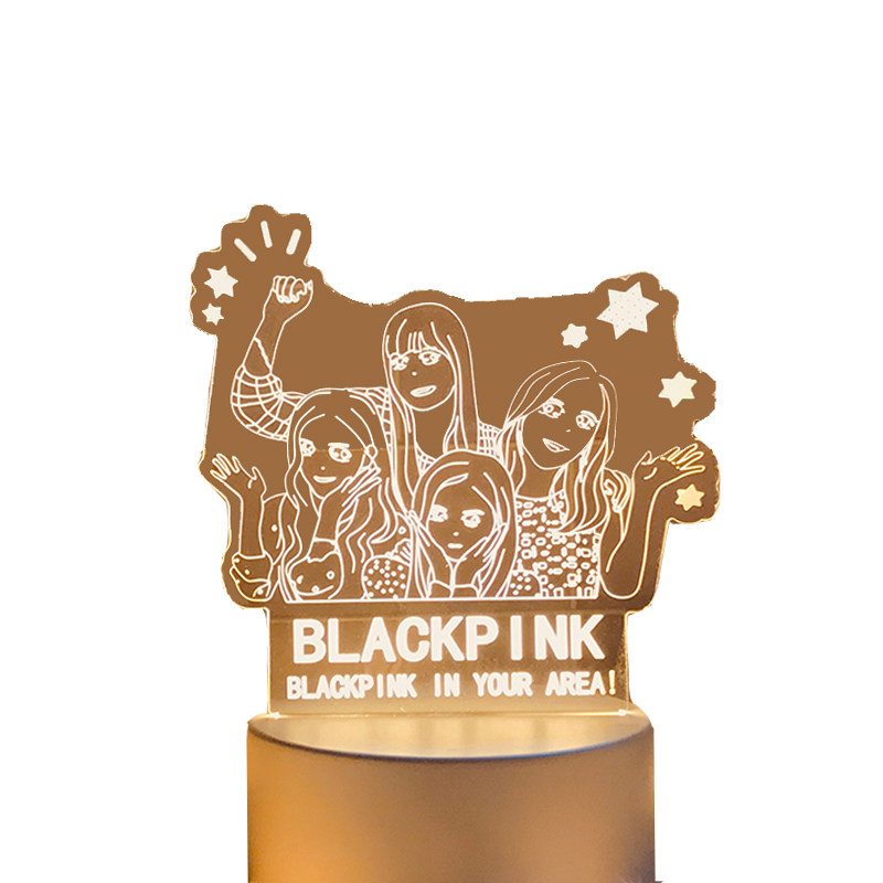 blackpink LISA同款小夜灯台灯jennie金智妮ROSE朴彩英jisoo周边