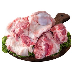 牛肉新鲜牛窝骨带肉红烧牛大骨头牛膝盖非内蒙古整箱冷冻牛肉商用