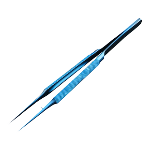 医用眼科显微镊系线镊飞线镊钛合金显微外科镊结扎镊手术整形工具