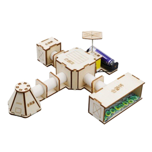 航空航天科技小制作火星基地模型儿童科学手工制作diy材料半成品