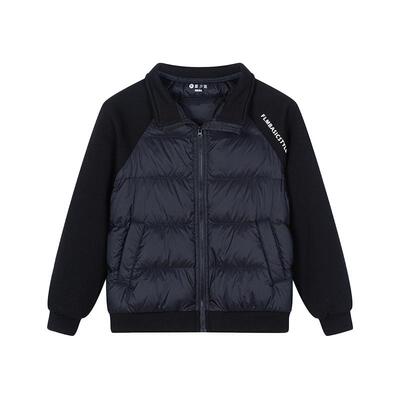 富罗迷儿童羽绒服女童装冬季新款保暖红色女款白鸭绒加厚轻薄外套