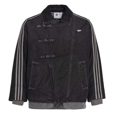 Adidas 三叶草新中式保暖灯芯绒运动男女棉服 KQ5135 KR5066