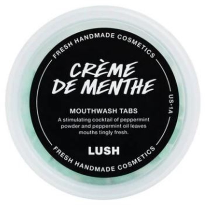 LUSH薄荷漱口粒无酒精去牙渍