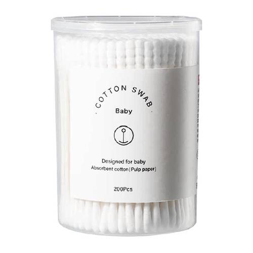 科巢婴儿棉签宝宝专用婴幼儿童新生掏耳鼻屎挖耳勺超细双头装